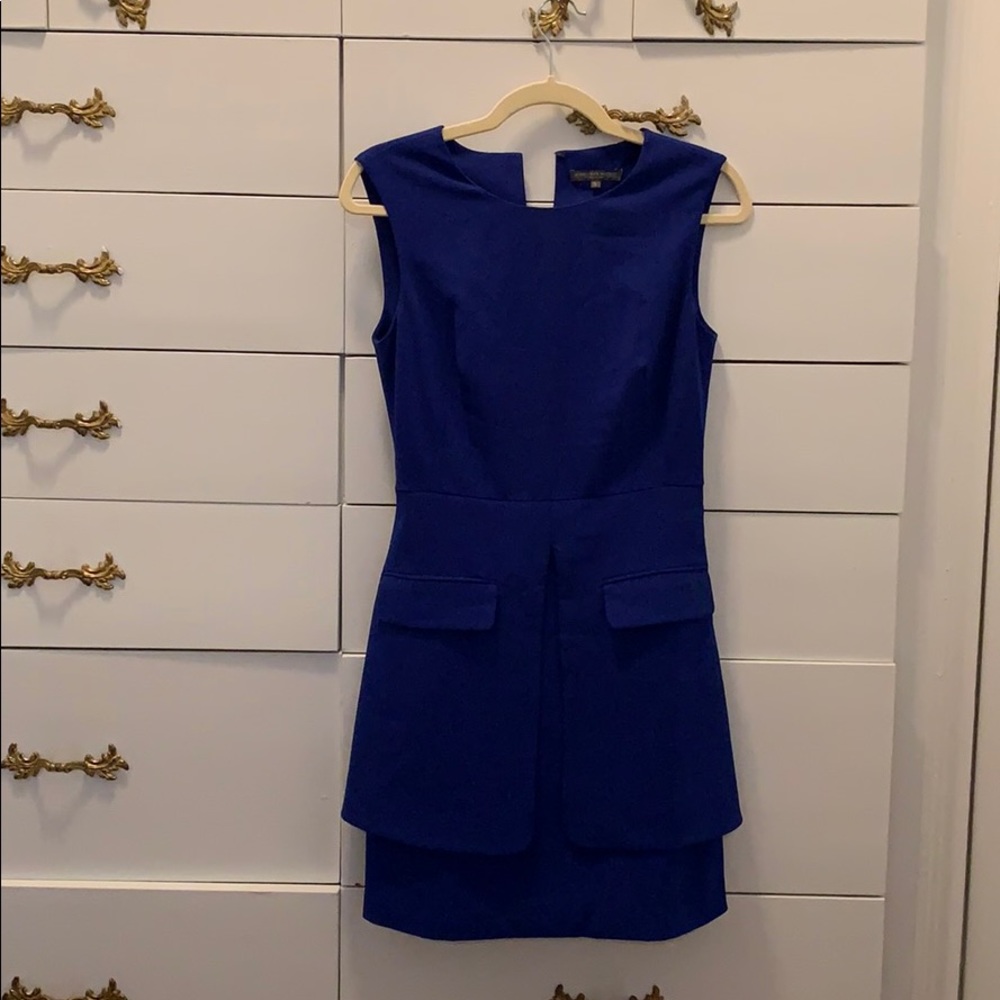 Alexander McQueen Royal Blue Dress